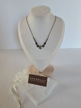 SORRELLI 16" CRYSTAL NECKLACE